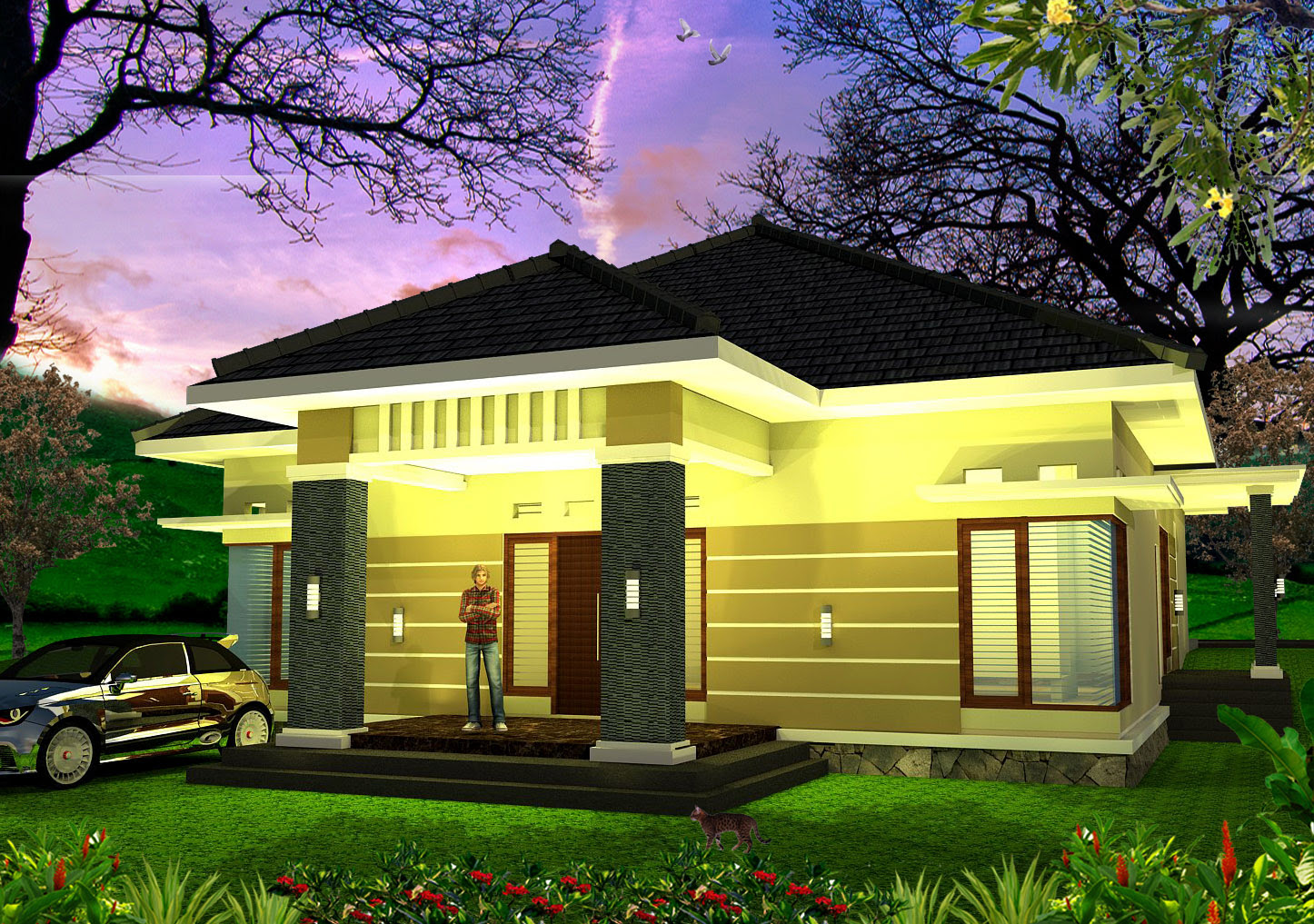 70 Desain Rumah  Minimalis Di  Pegunungan  Desain Rumah  