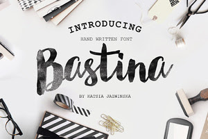 Bastina Hand Written Font