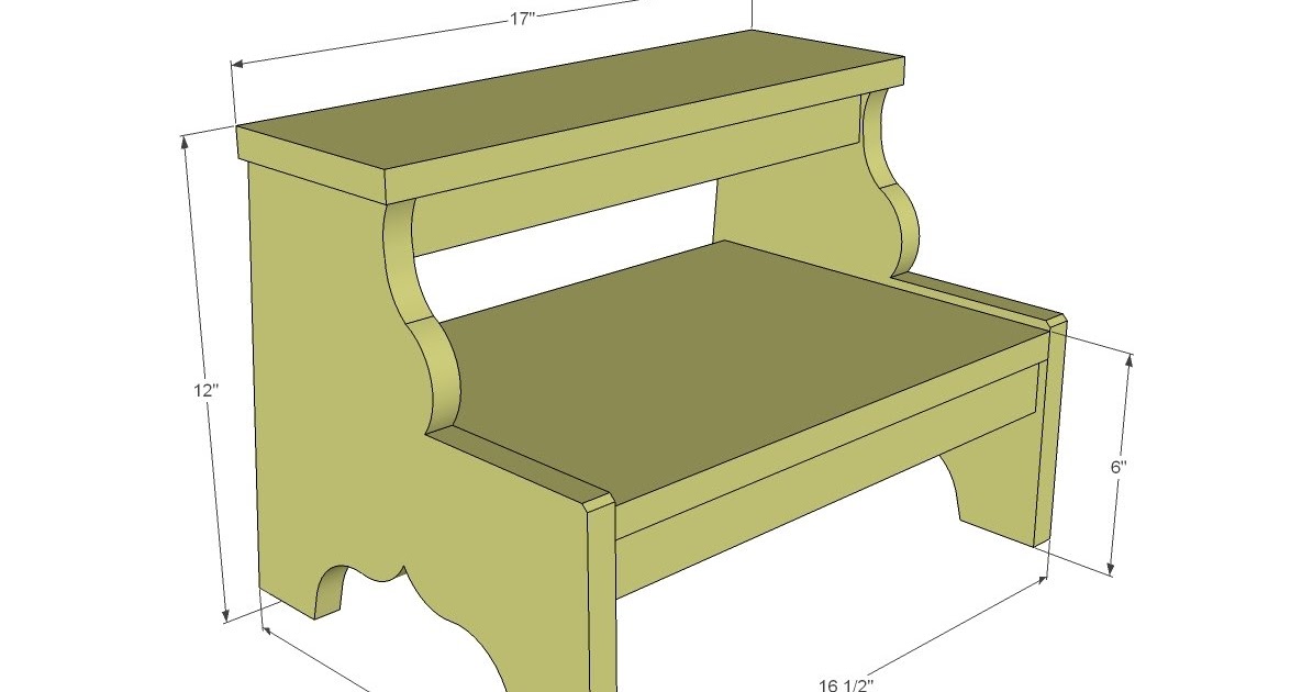 Simple wood step stool plans Neas job