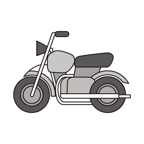 バイク イラスト 簡単 バイク イラスト 簡単