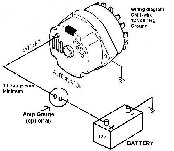Amp Gauge Wiring Diagram Delco Alternator - Wiring Diagram Networks