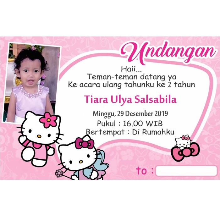 Undangan Ultah Anak2 Doraemon Kosong / 70 Contoh Undangan ...