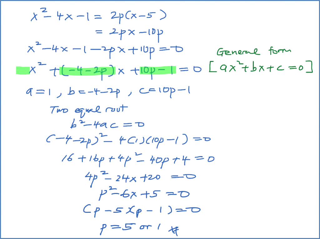 Soalan Quadratic Equation Spm - Kuora 2