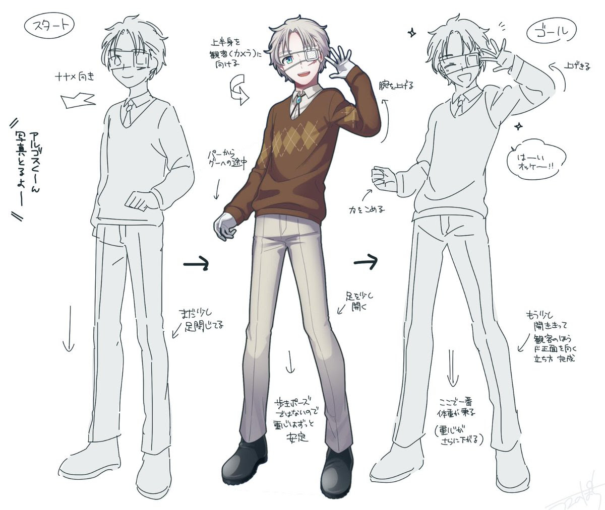コンプリート かっこいい 男 立ち 絵 ポーズ 5043