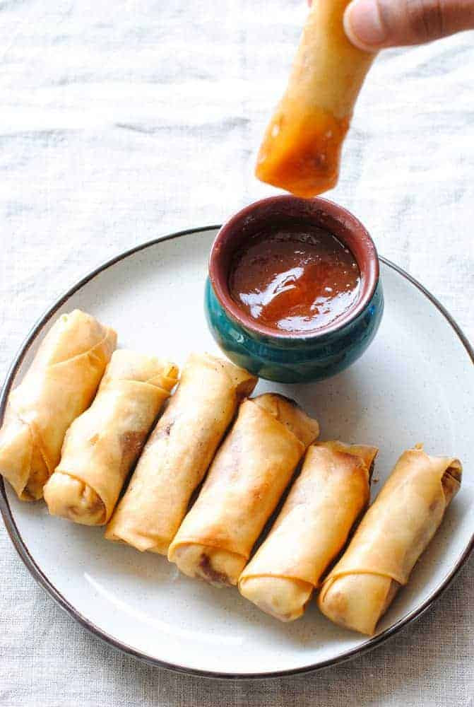 This deep fried starter is very popular in south east asia and parts around it. Vegetable Spring Rolls Recipe Homemade Easy Tasty Indian Ambrosia