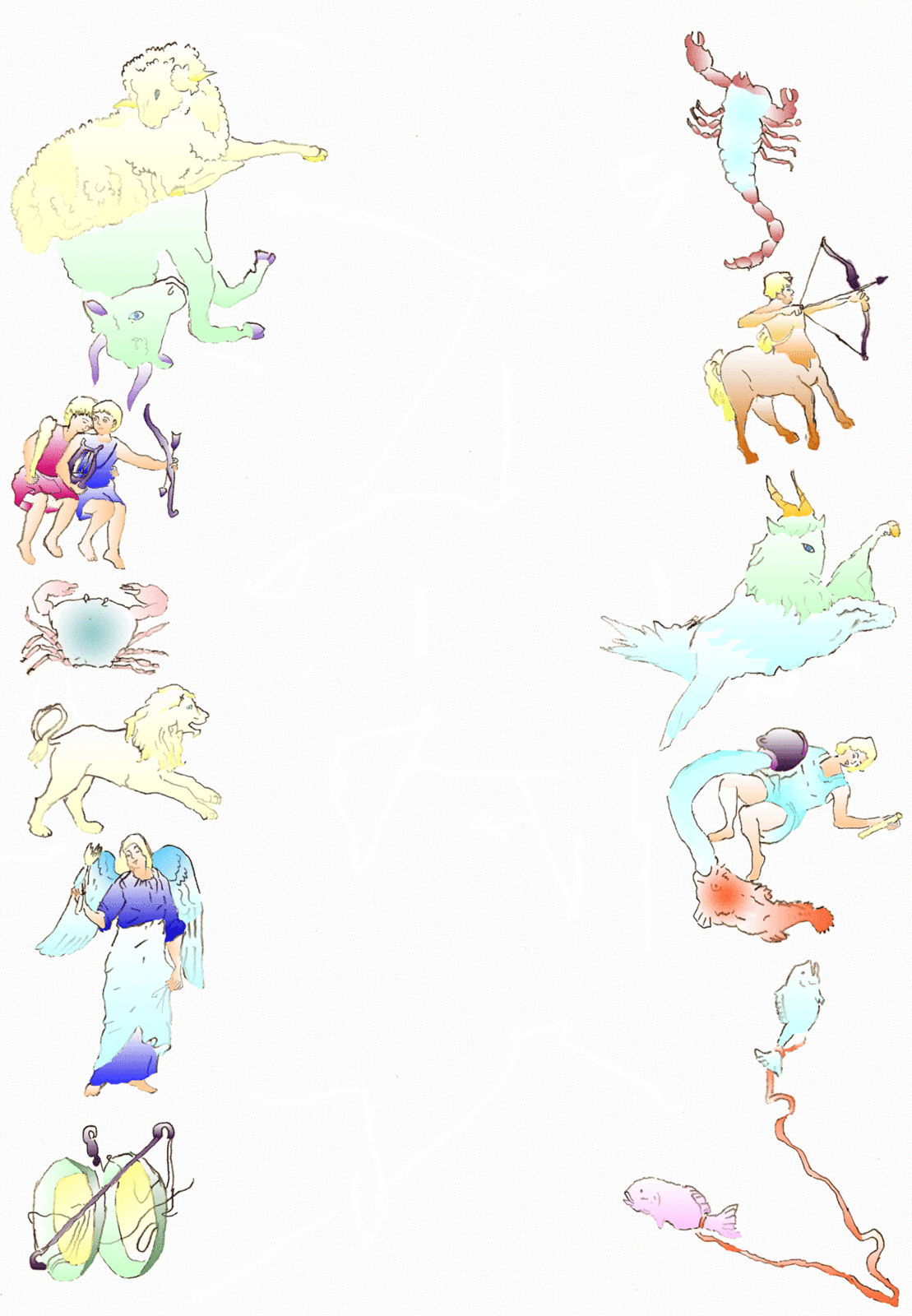 Hd限定 星座 イラスト 最高のアニメ画像