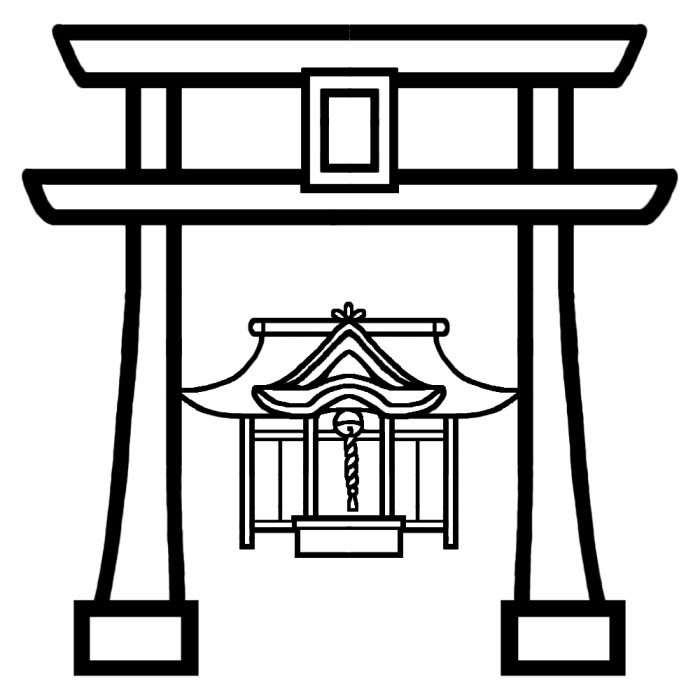 イラスト集 トップ100 神社 イラスト 無料
