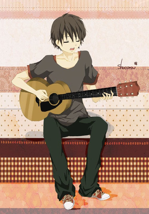 アコギ イラスト 男の子