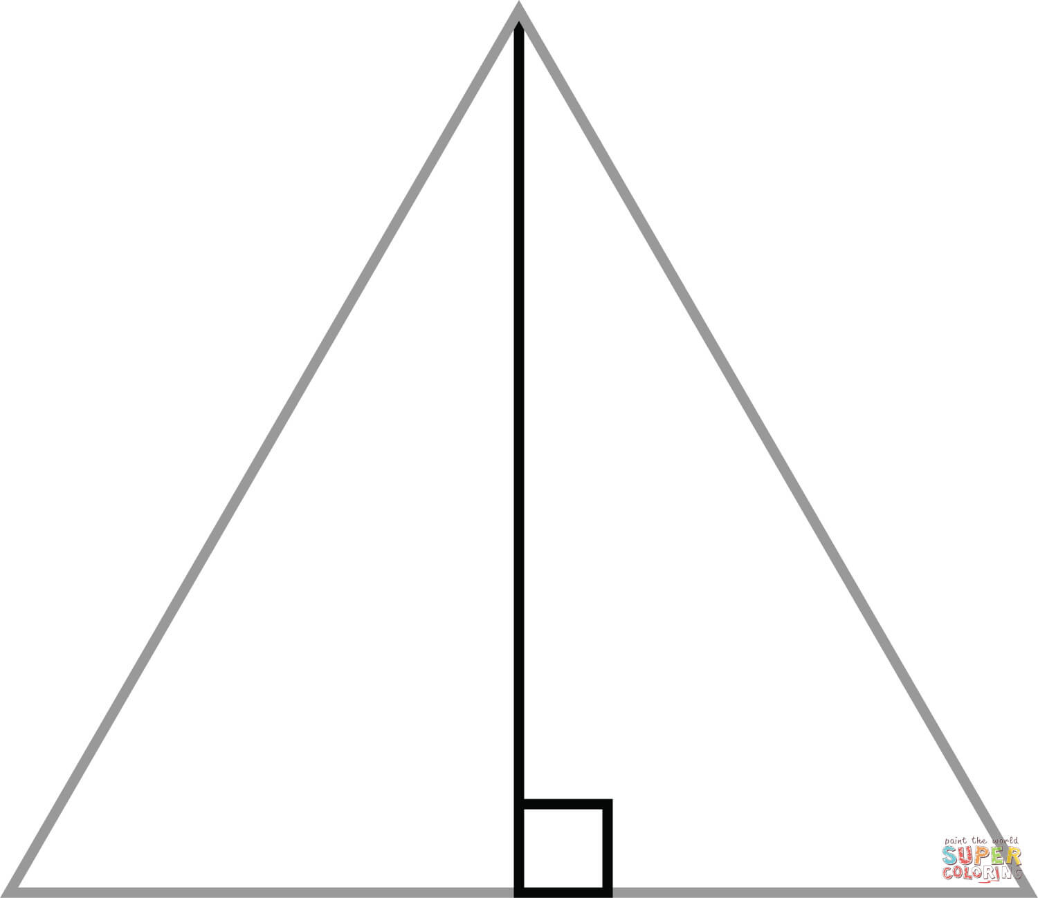 Maybe you would like to learn more about one of these? Isosceles Triangle Coloring Page Free Printable Coloring Pages