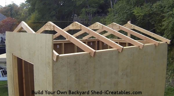 Beware of Shed rafters 2x4 | Dans
