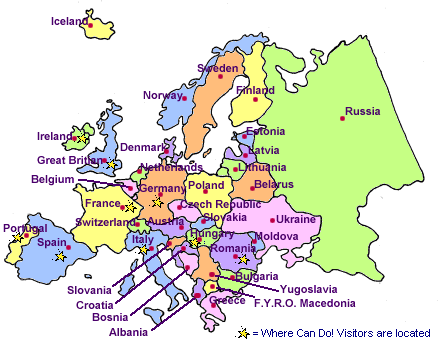 Maps: Map Of Europe Labeled