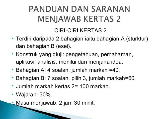 Contoh Soalan Aras Aplikasi Pendidikan Islam - Selangor u