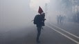 Masiva manifestación en París contra la reforma laboral de Hollande