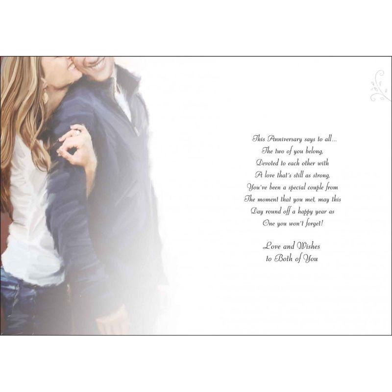 Cheers to your togetherness… and celebrate your anniversary. Son And Daughter In Law Happy Anniversary Card Karenza Paperie