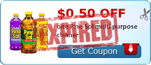 $0.50 off one Pine-Sol multi-purpose cleaner