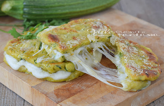 Toast di zucchine e mozzarella ricetta facile