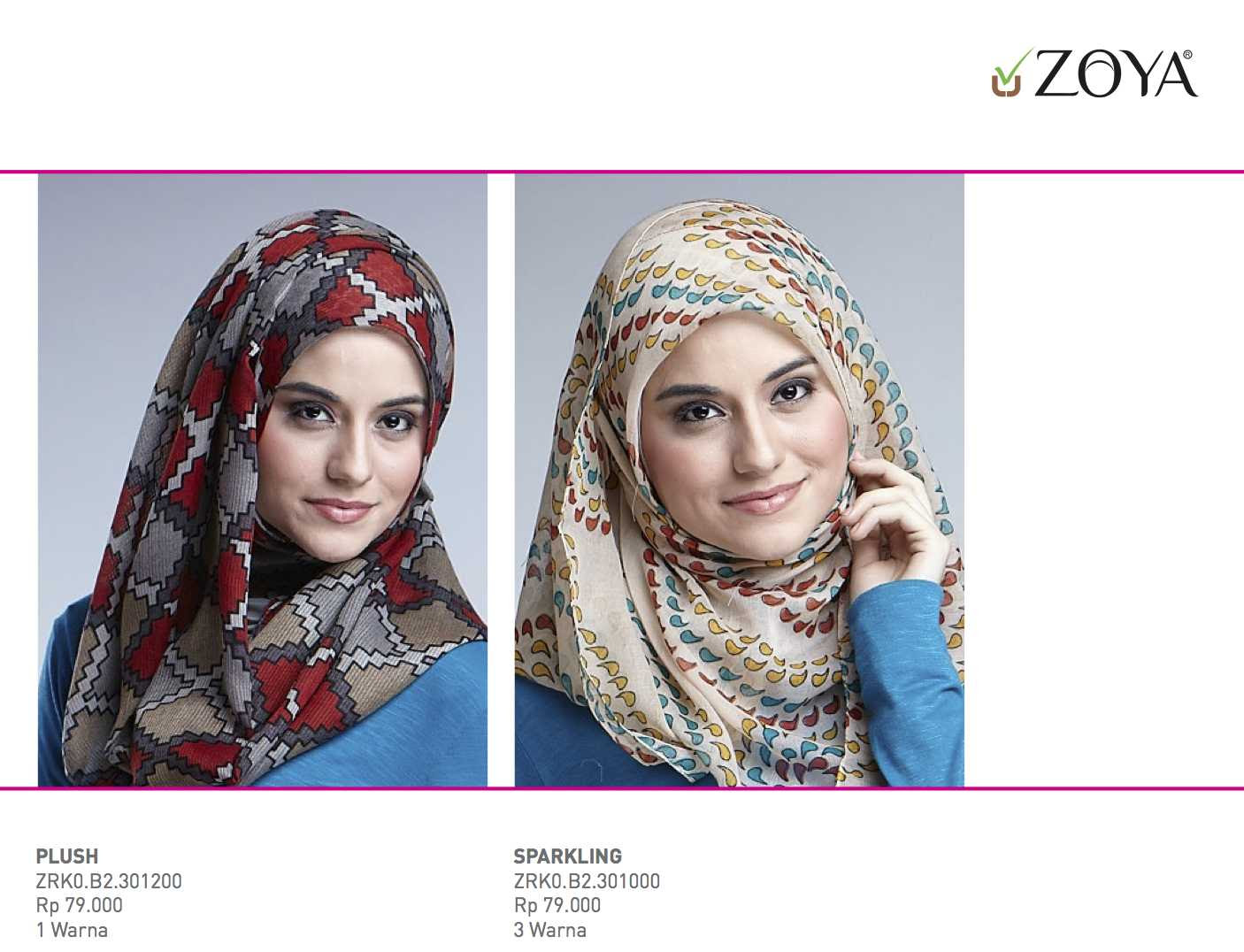 Katalog Harga Jilbab Zoya Terbaru Periode Mei - Agustus ...