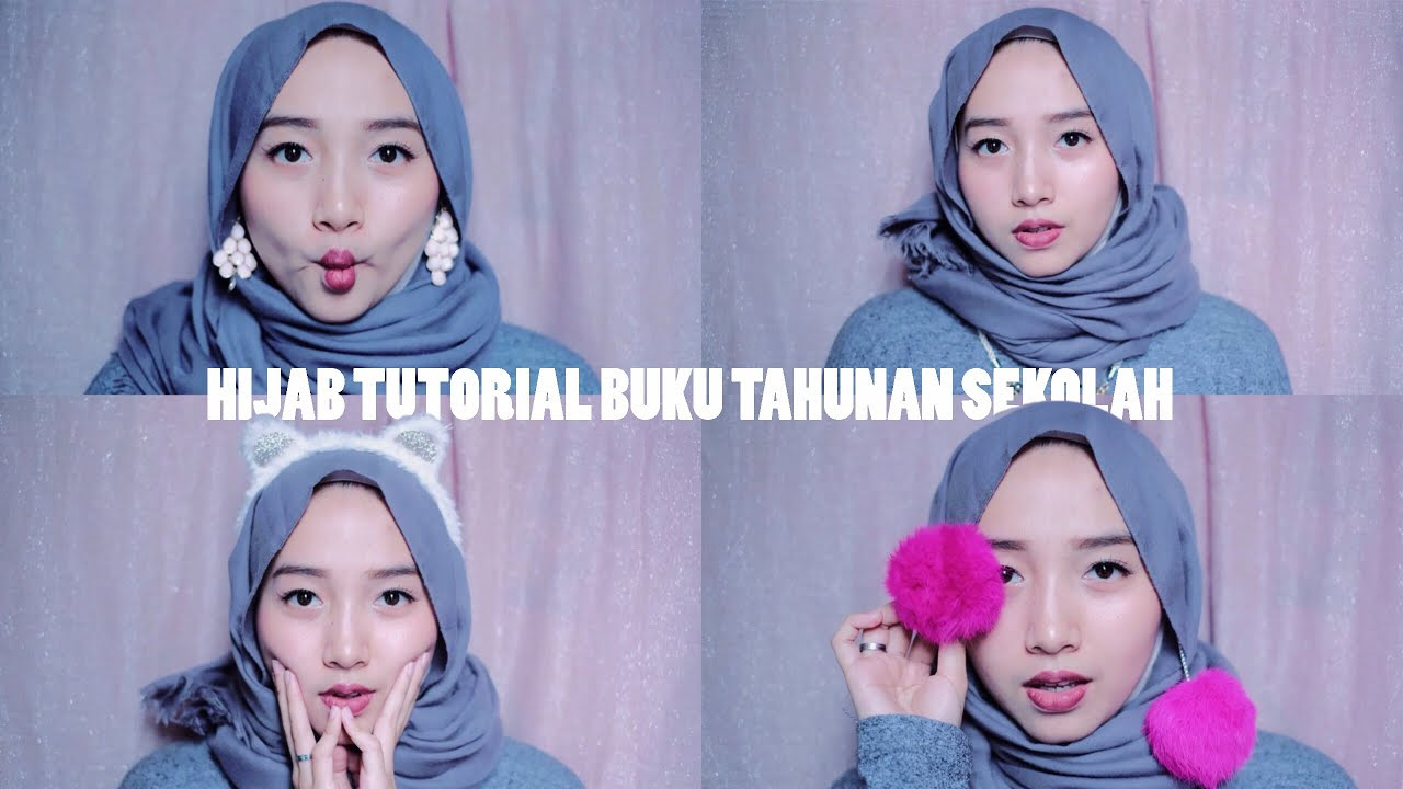 80 Gambar Terbaru Tutorial Hijab Dengan Anting Pom Pom Bisa