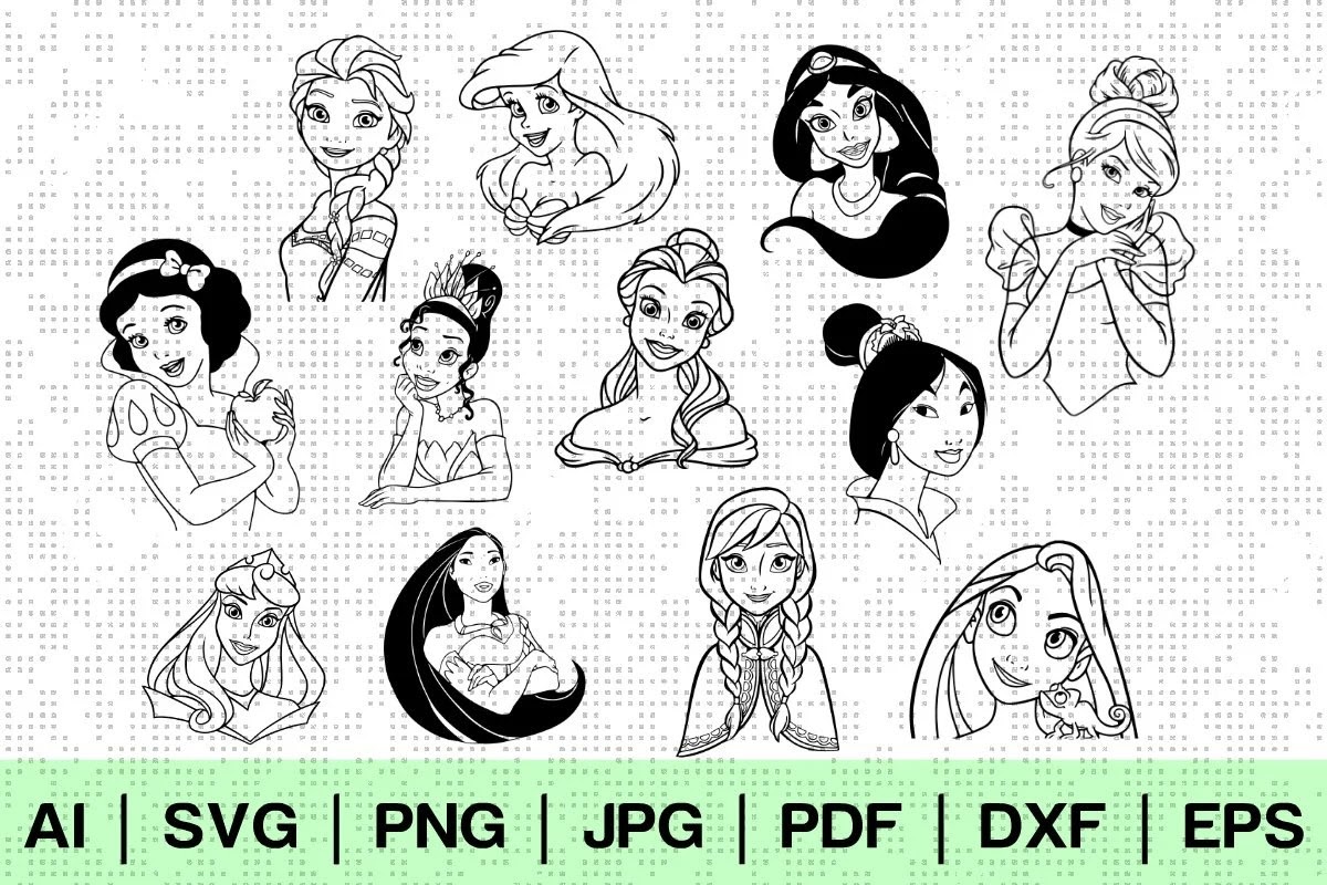 Download 779 Disney Princess Silhouette Svg Free Svg File 326mb