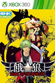 Xbox 360 cover art for Garou: Mark of the Wolves.