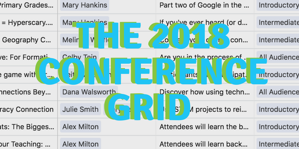 conference grid is live