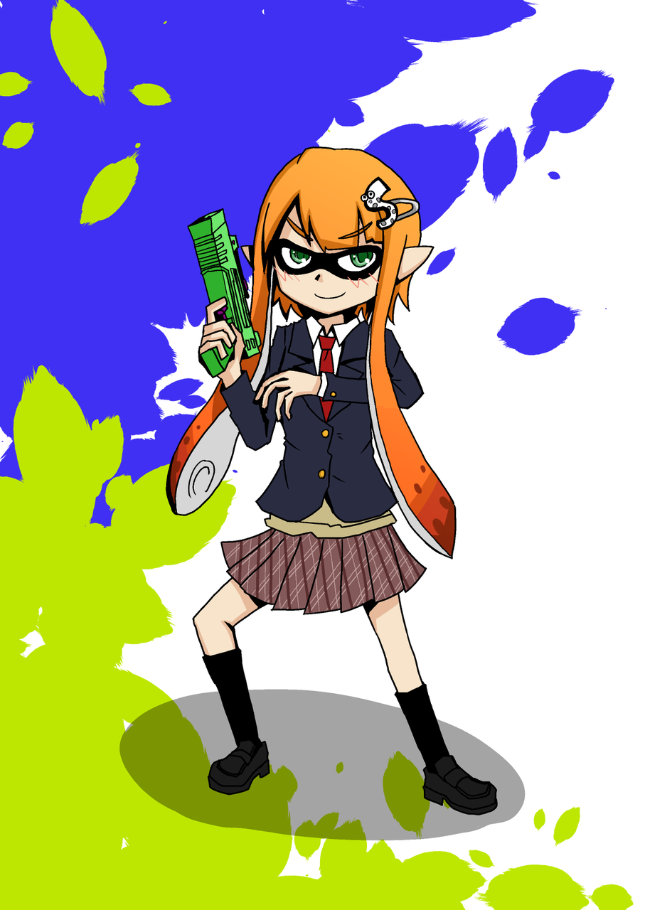 70以上 オシャレ かっこいい ガール スプラ トゥーン イラスト