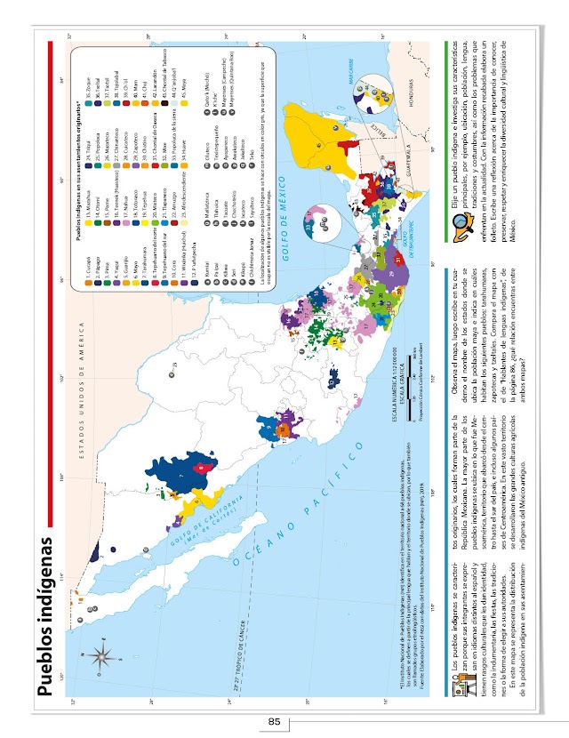 Atlas De 6To Grado 2020 / Atlas de México Cuarto grado ...