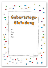 Jede grußkarte oder einladungskarte ist selber angefertigt und hier zum kostenlosen download, online ins internet gestellt. Kostenlose Geburtstagseinladungen Zum Ausdrucken Gratis Vorlagen Fur Die Einladung Zum Geburtstag Bei Free Printable Com