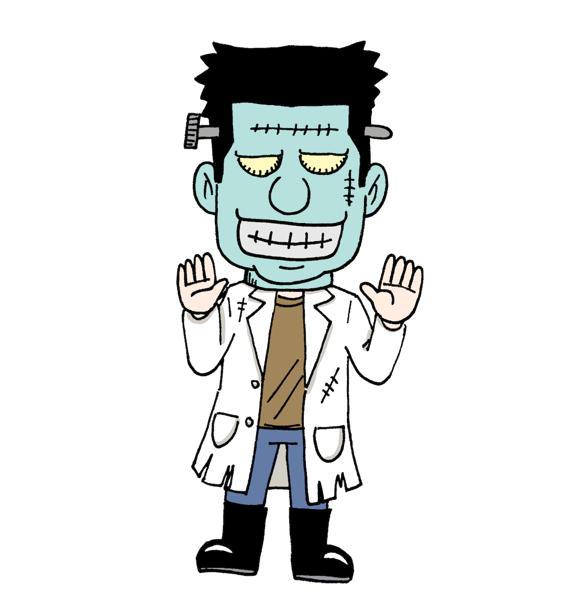フランケンシュタイン イラスト 1628 フランケンシュタイン いらすとや