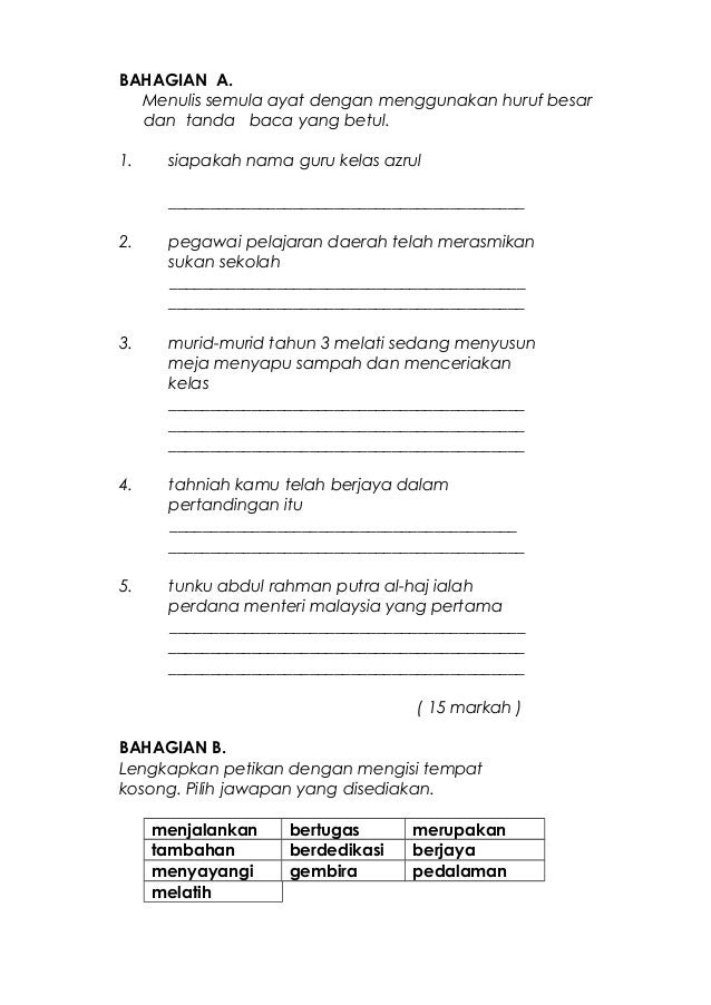 Contoh Karangan Email Bahasa Melayu - Job Seeker