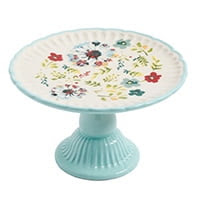 Pioneer woman 5.8" mini cake stands set of four