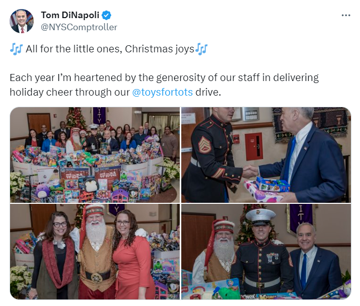 Toys for Tots Tweet of the Week