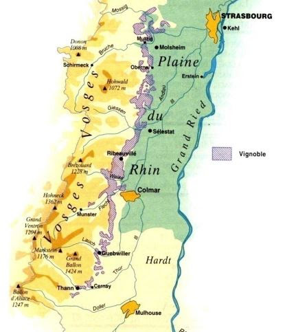 Cartes administratives de france pour l'infographie, l'édition et l'impression grand format; Tour De France Des Regions Etape 3 Les Plus Beaux Vins D Alsace Levingtdeux Blog