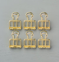 Gold Binder Clips