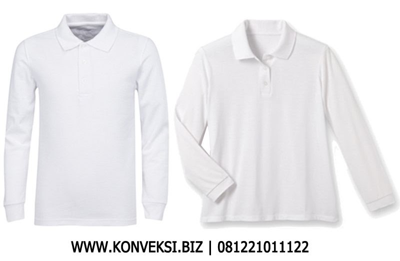 Konsep Terkini 26 Baju Kaos Putih Lengan Panjang Berkerah