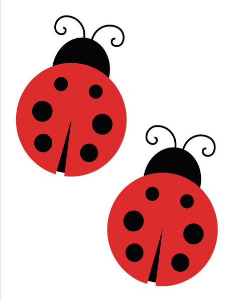 Ladybug unfinished wood cutout cut out shapes ready to paint crafts all sizesfrom $5.99. Lovely Ladybugs Cut Outs Uprint Schoolgirl Style