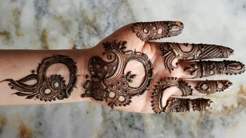 Henna For Wedding Front Hand Mehndi Easy