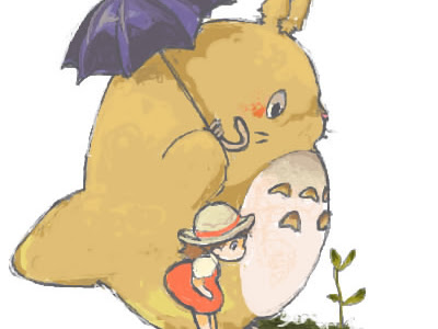 無料イラスト画像 めい トトロ イラスト かわいい