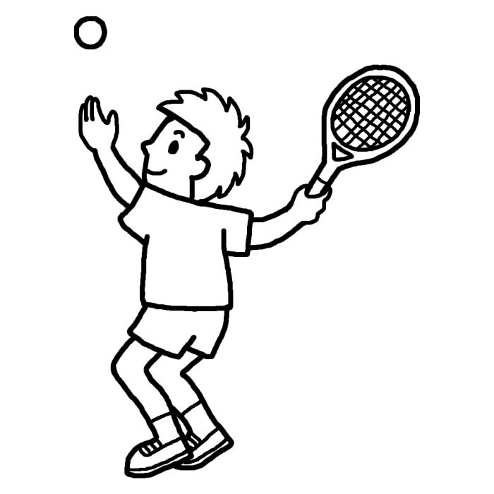 最高テニス サーブ イラスト ディズニー画像のすべて