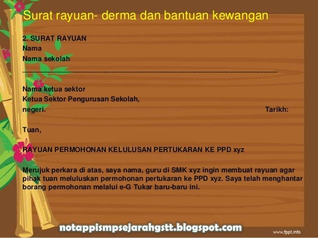 Surat Rasmi Pertukaran Alamat Rumah - Surasmi C