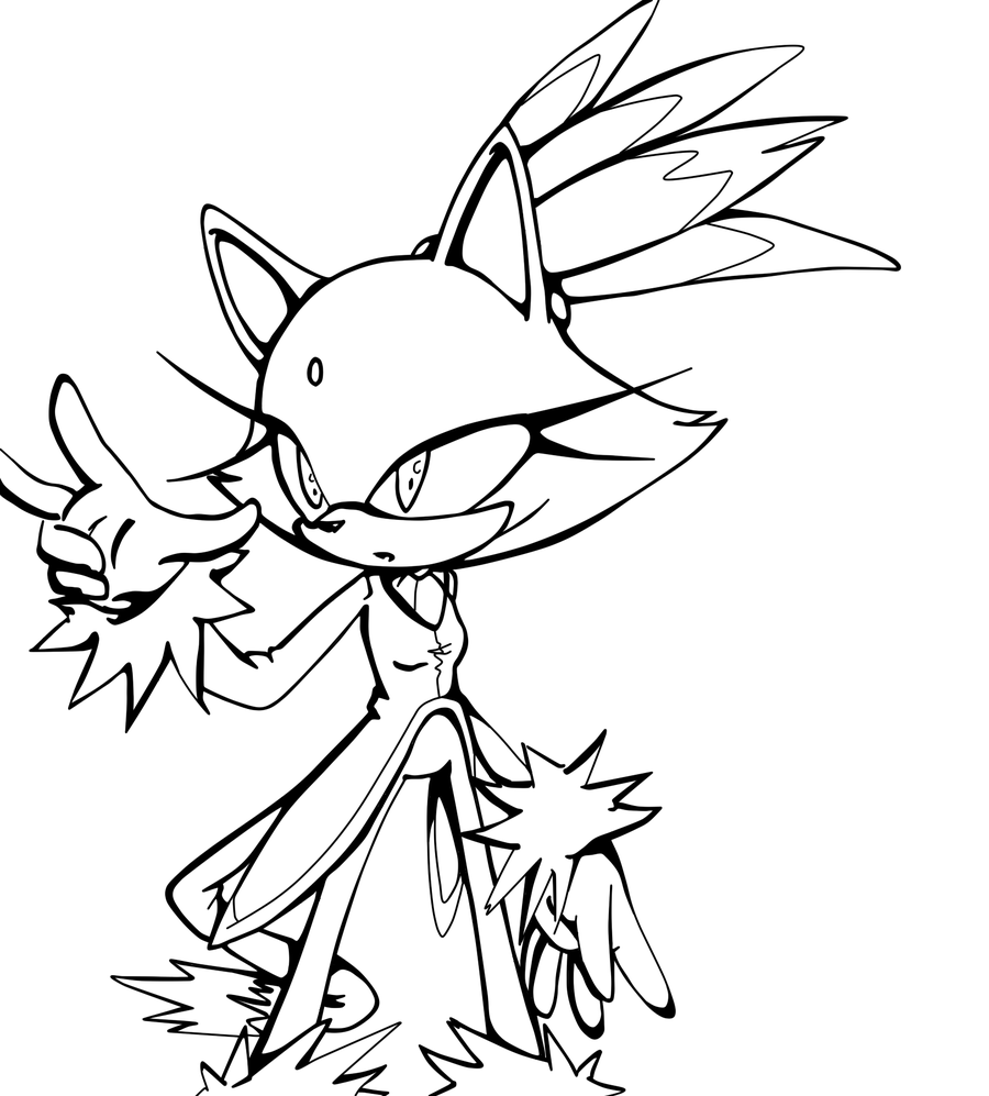 The drawing educational game is astonishing if kids like projects simple coloring pages and joining the dots. Blaze Sonic The Hedgehog Coloring Pages Clip Art Library