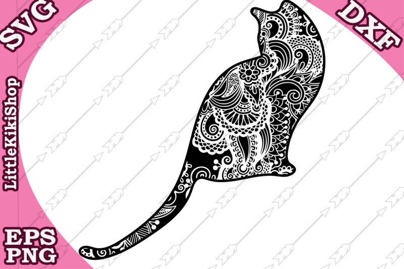 Download Multi Layered Mandala Cat Svg Free For Cricut - Free Layered SVG Files