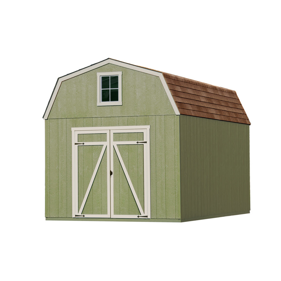 shed cost: heartland estate 10ft x 12ft gambrel wood