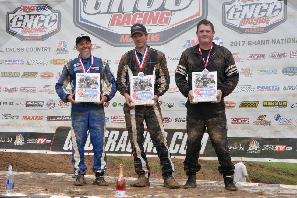 Single Seat UTV Podium: (2) Chris Ferraro, (1) Robert Boynton, (3) John Baughman.