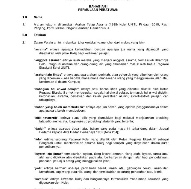 Surat Rayuan Asrama Kolej - Contoh 49