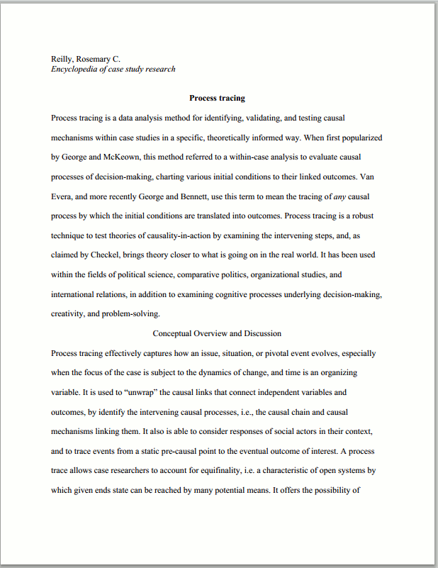 Unlike a case study paper, a research question may be broader and involves more general study analysis instruments. Case Study Research Method Examples