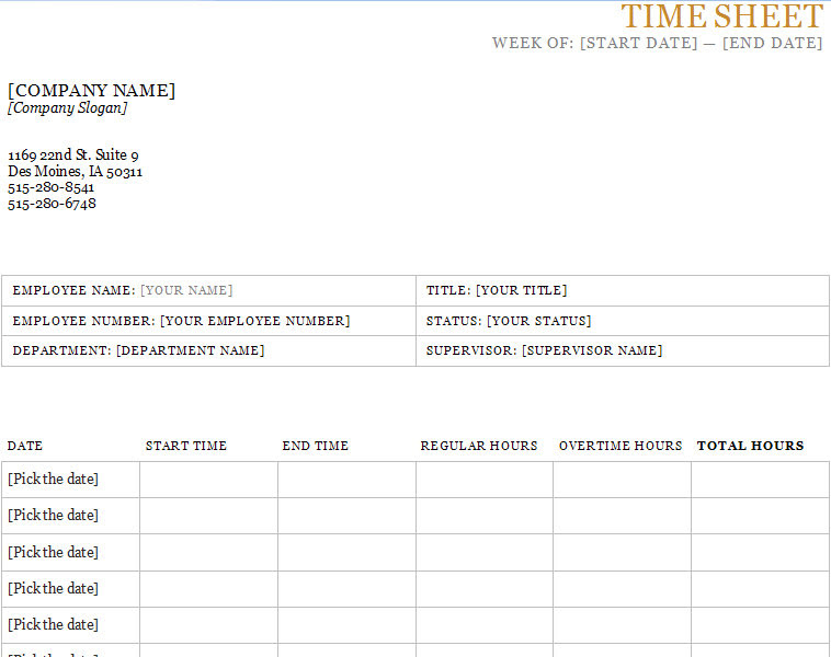 employee time sheet | fashion online magazine