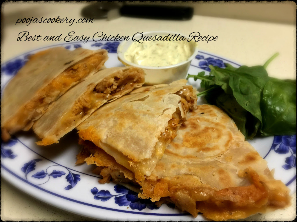 I like to keep it simple and just use cheese, peppers and onion. Best And Easy Chicken Quesadilla Recipe