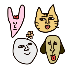 Bikol きも かわ ぶさ かわ イラスト