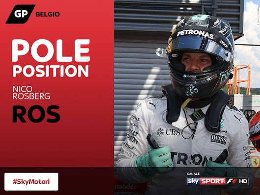 Sky Sport F1® HD su Twitter: "Pronostico rispettato: pole al #BelgianGP per @nico_rosberg! Sarà lui a sedersi su #IlTronoDiSpa domani? #SkyMotori "